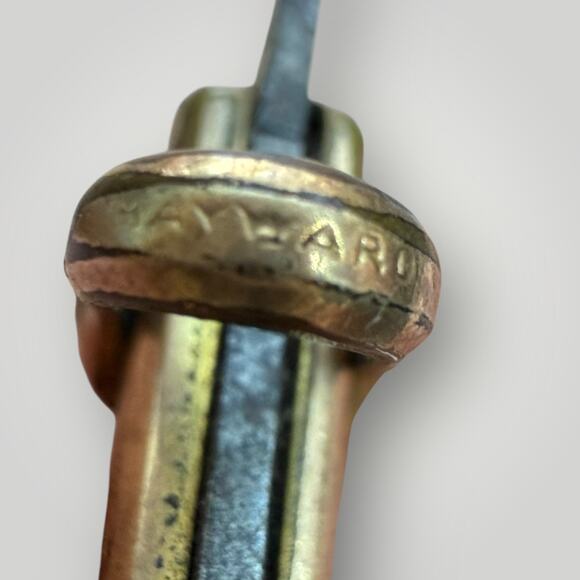 Antique Hayward Small Pocket Knife Art Deco Gilded Brass Germany Pre-WWII - Picture 8 of 16